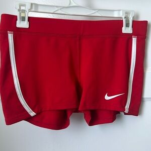 Nike red shorts size small